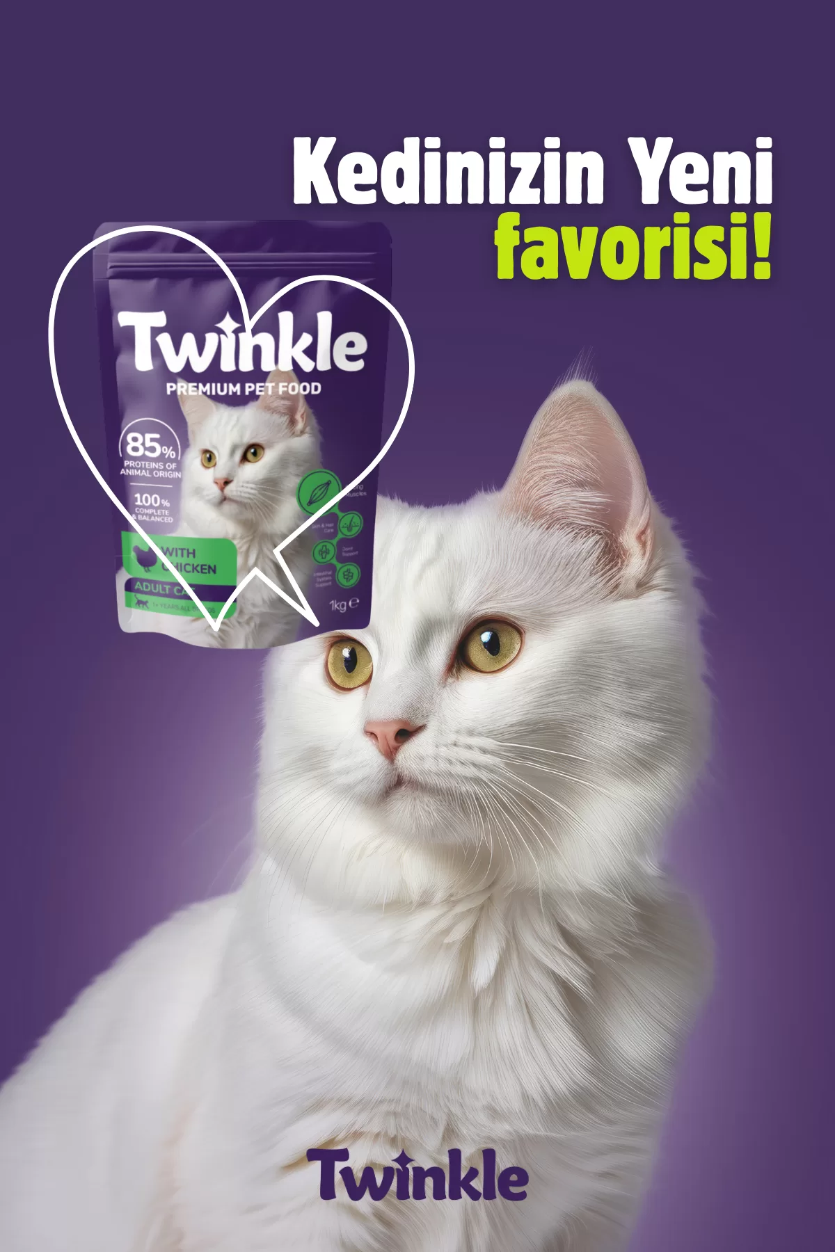 Tavuklu Yetişkin Kedi Maması 1 Kg — ürün görseli