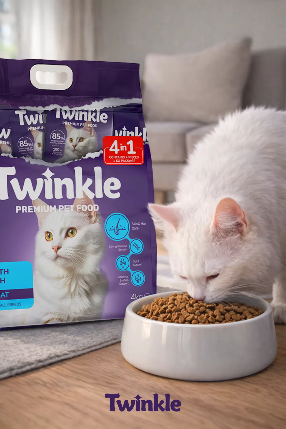 Balıklı Yetişkin Kedi Maması 4 Kg — ürün görseli