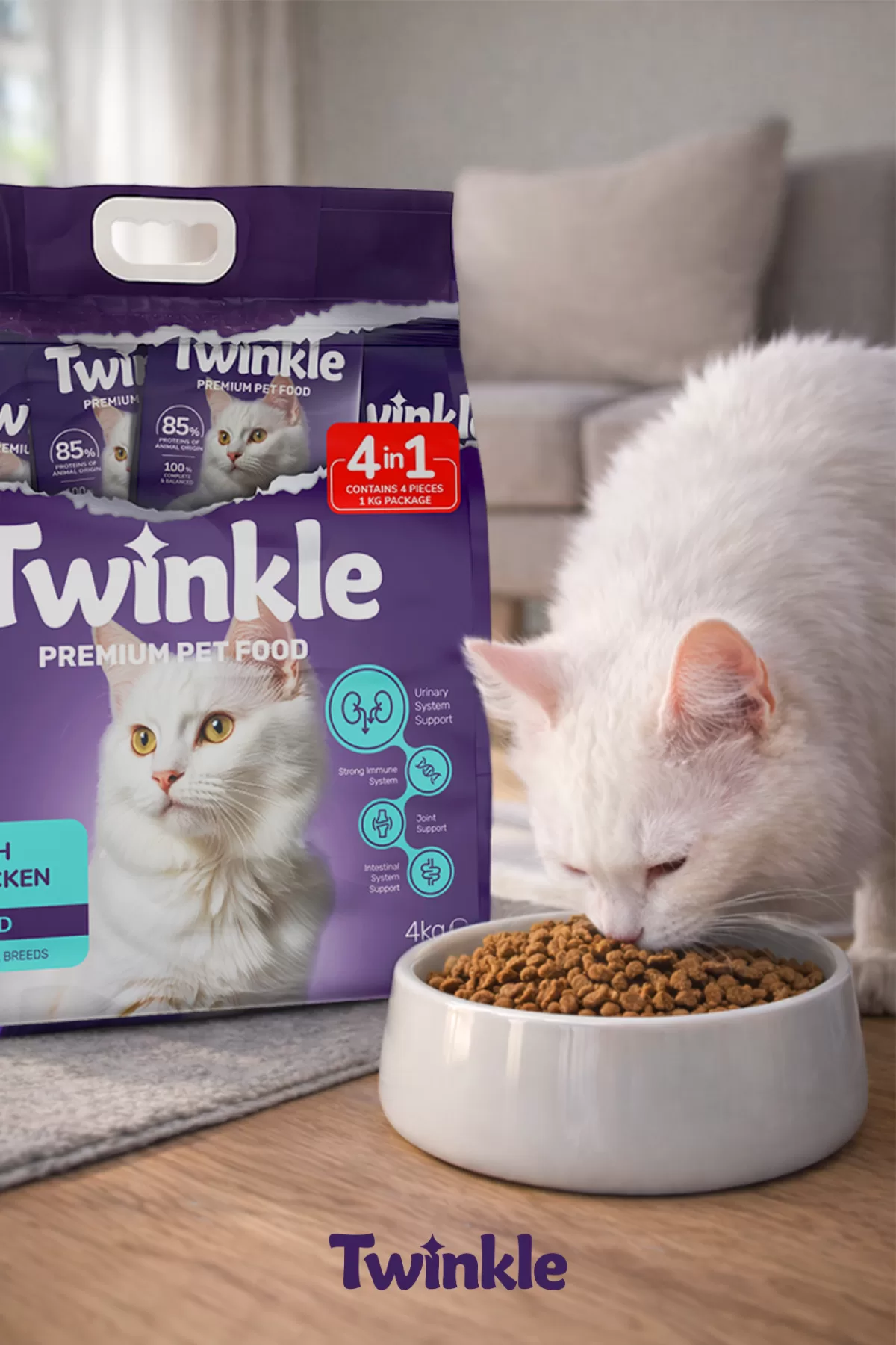 Tavuklu Kısırlaştırılmış Kedi Maması 4 Kg — ürün görseli