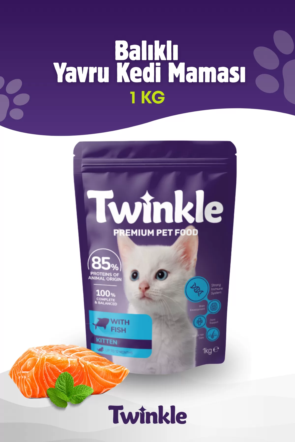 Balıklı Yavru Kedi Maması 1 Kg — ürün görseli