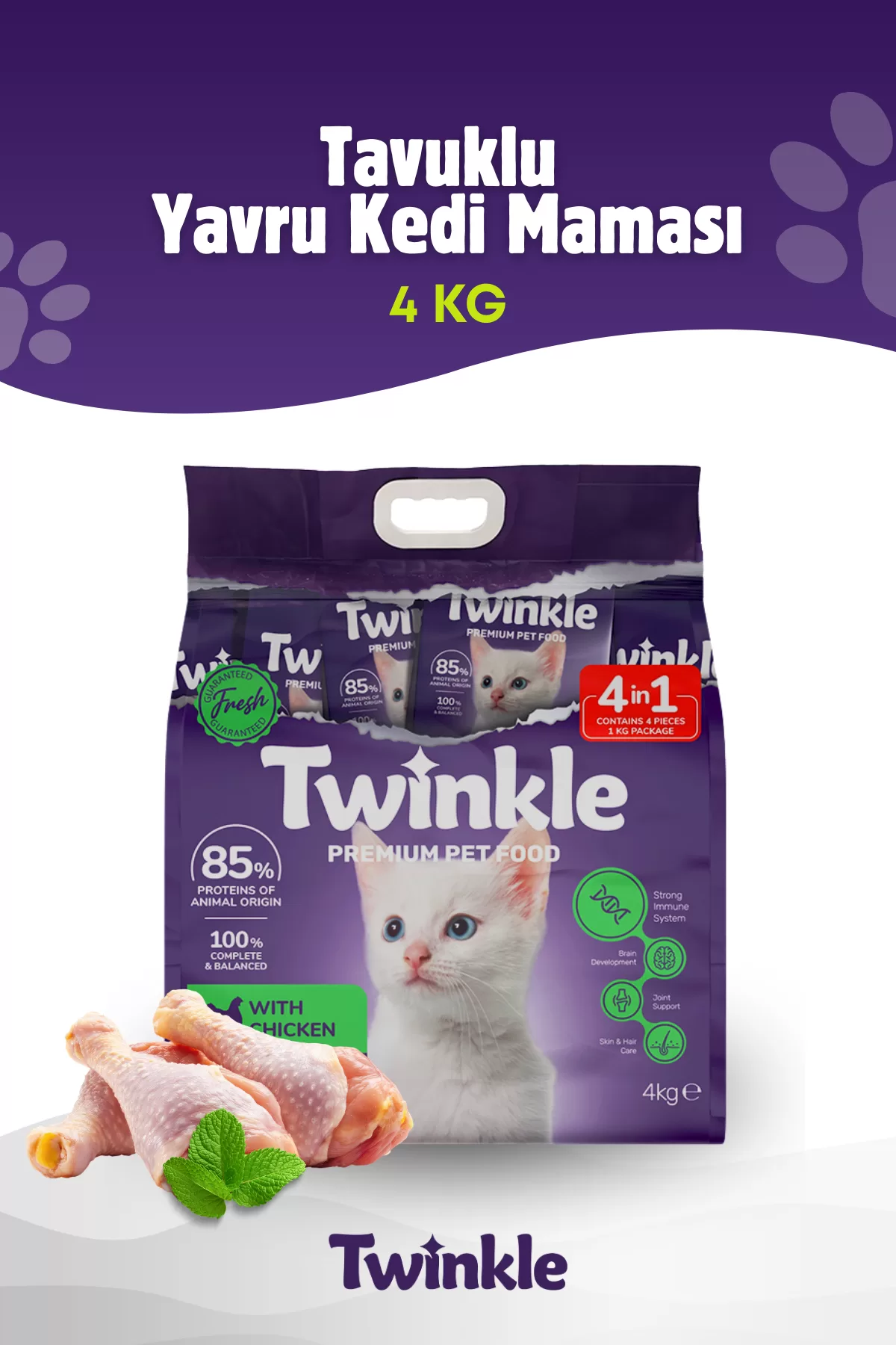 Tavuklu Yavru Kedi Maması 4 Kg — ürün görseli