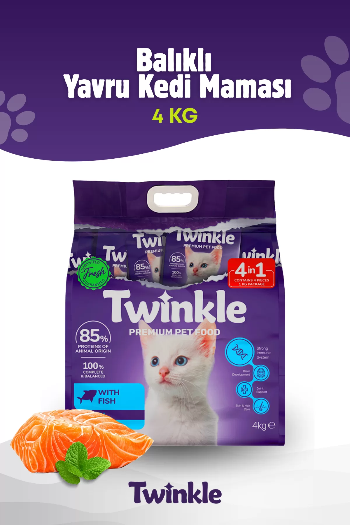 Balıklı Yavru Kedi Maması 4 Kg — ürün görseli