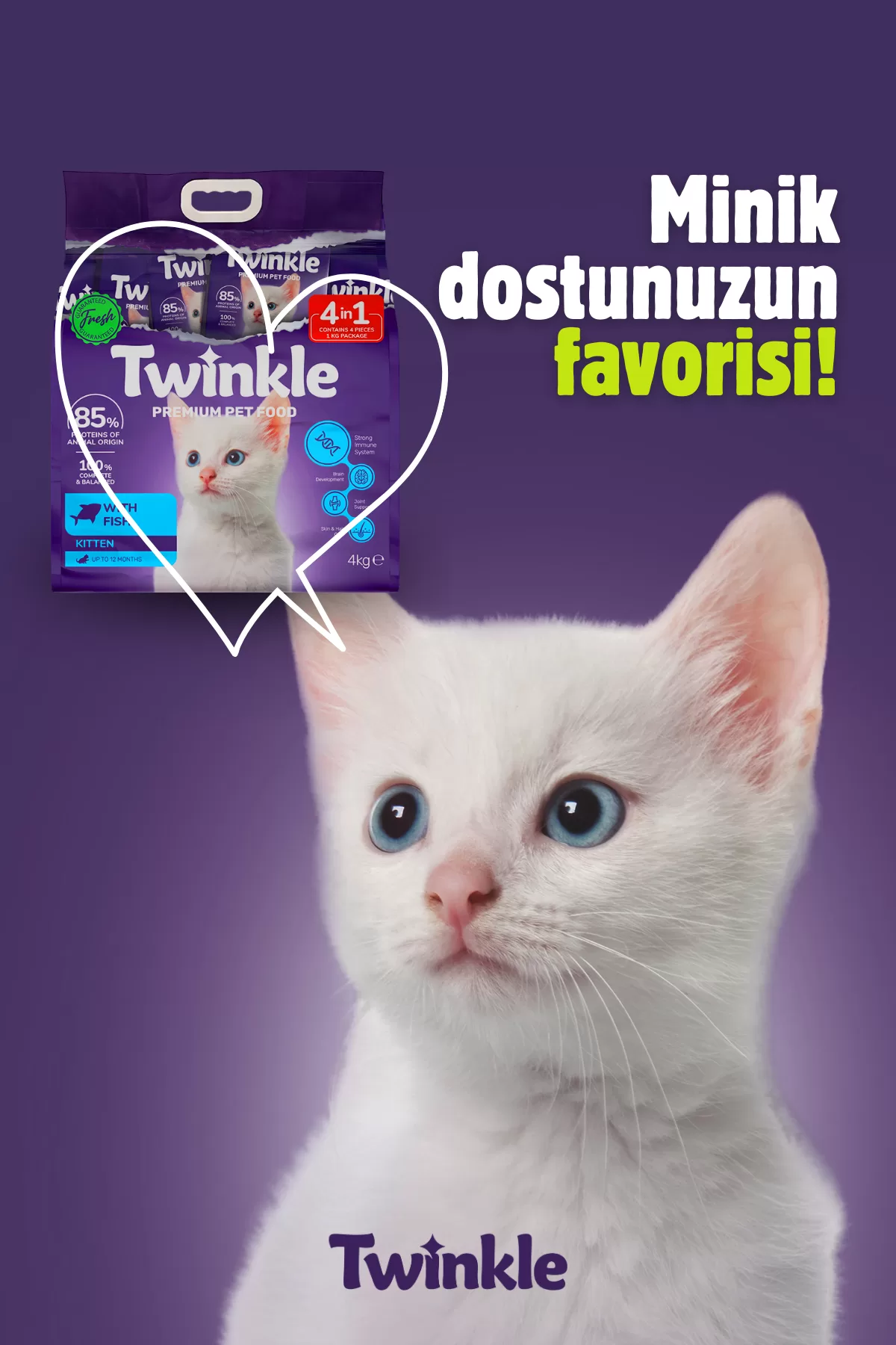 Balıklı Yavru Kedi Maması 4 Kg — ürün görseli
