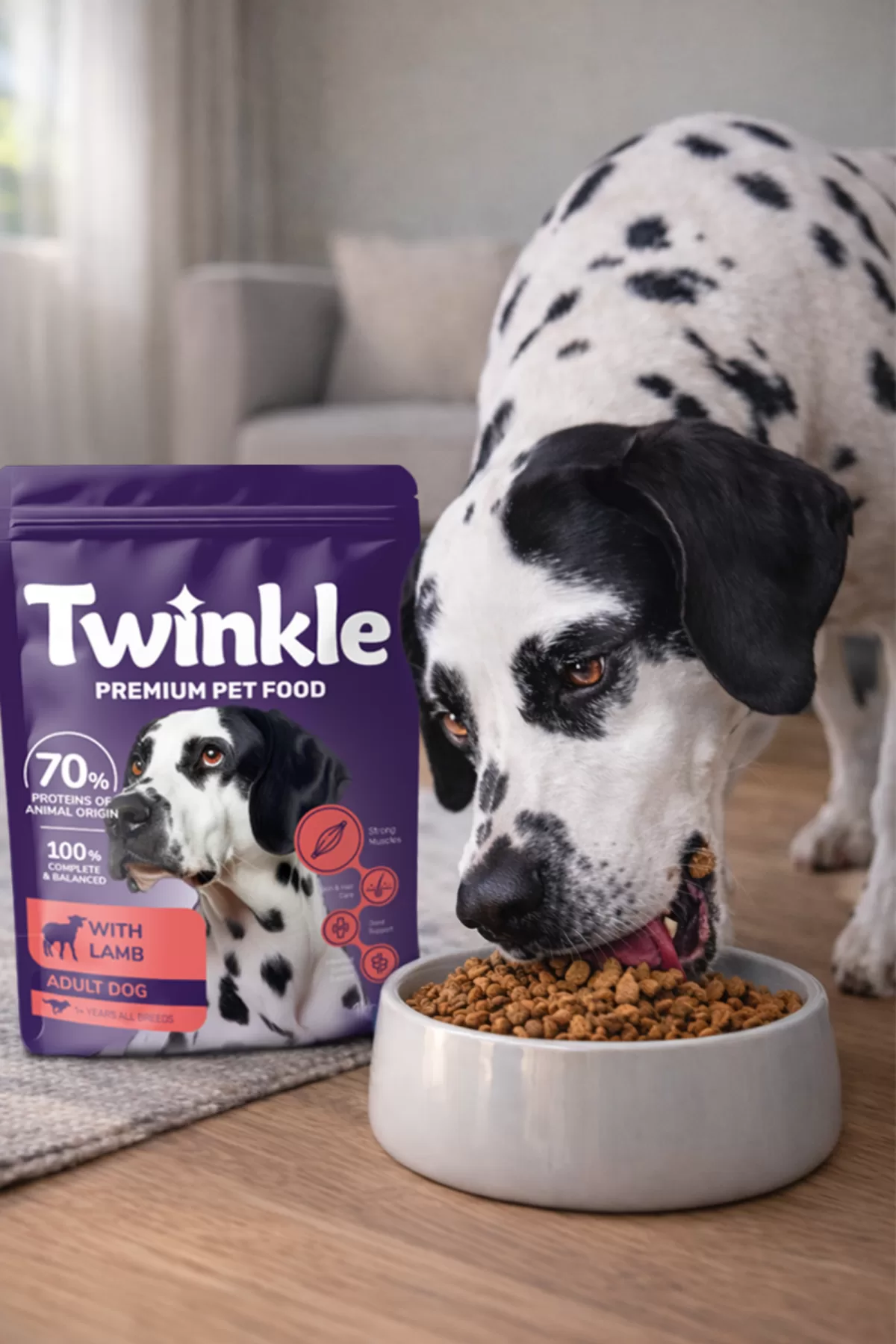 Kuzulu Yetişkin Köpek Maması 1 Kg — ürün görseli