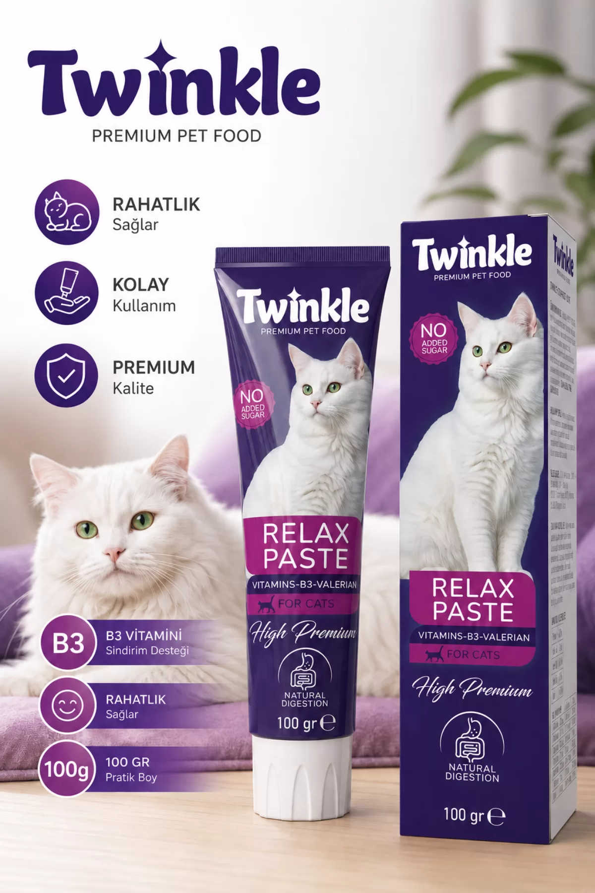 Relax Paste Kedi Malt Macunu 100 Gr — ürün görseli