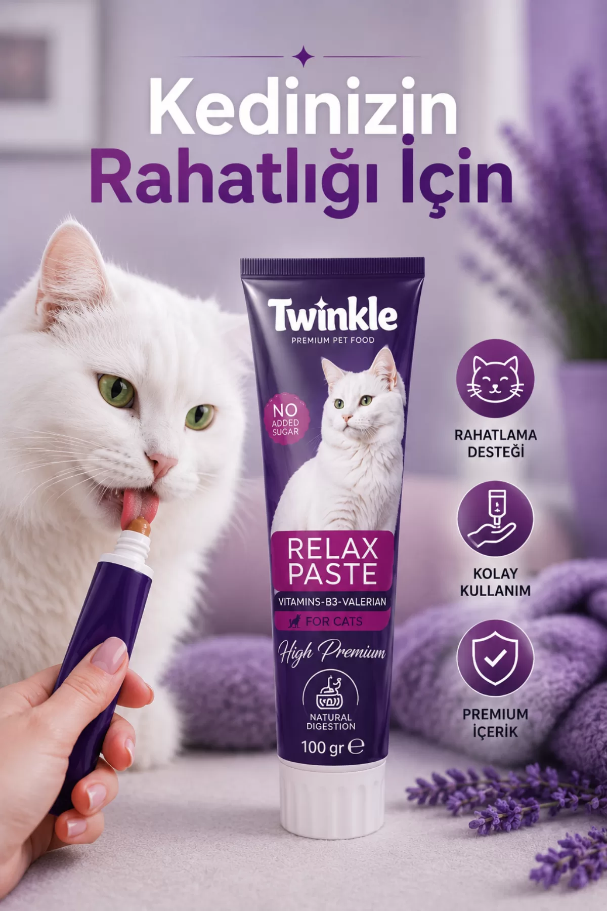 Relax Paste Kedi Malt Macunu 100 Gr — ürün görseli
