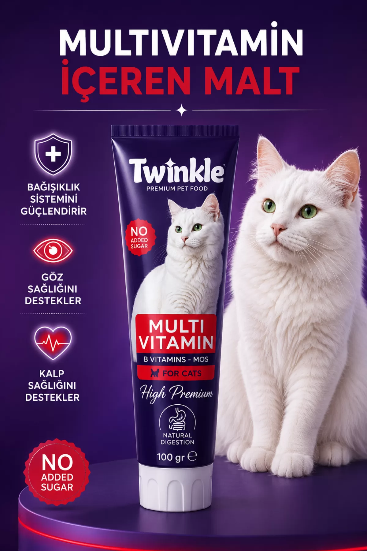 Multivitamin Kedi Malt Macunu 100 Gr — ürün görseli