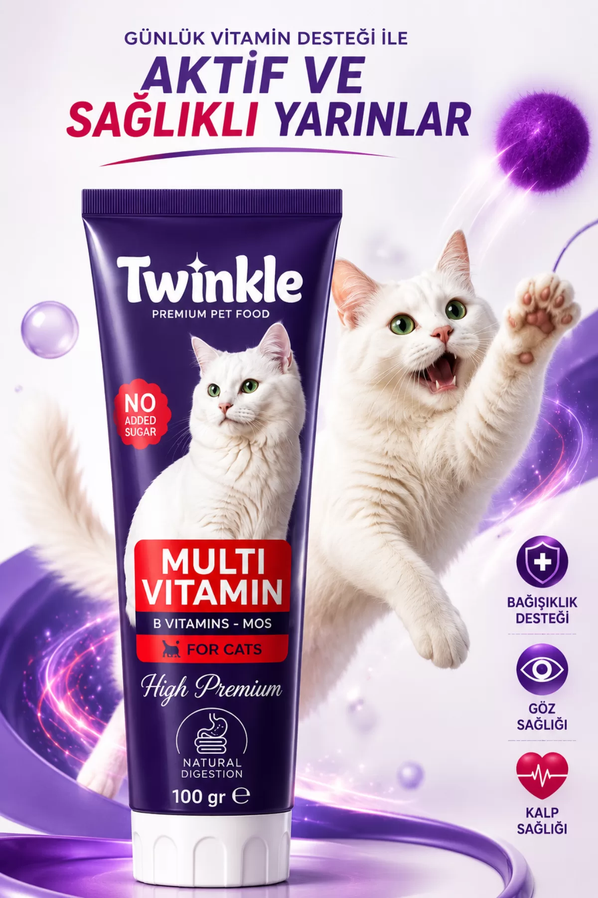 Multivitamin Kedi Malt Macunu 100 Gr — ürün görseli