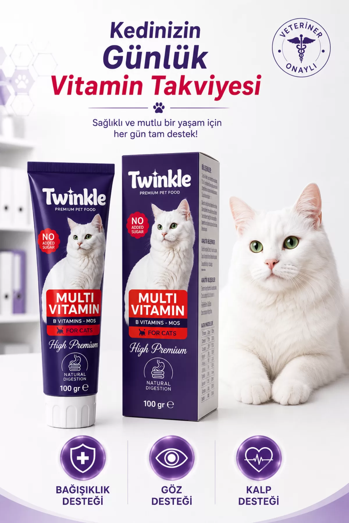Multivitamin Kedi Malt Macunu 100 Gr — ürün görseli