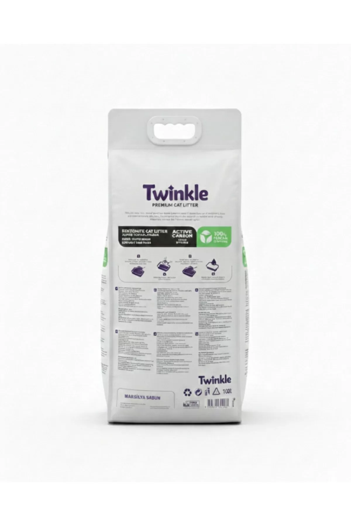 Twinkle Bentonit Kedi Kumu 10L – Marsilya Sabunu Kokulu — ürün görseli