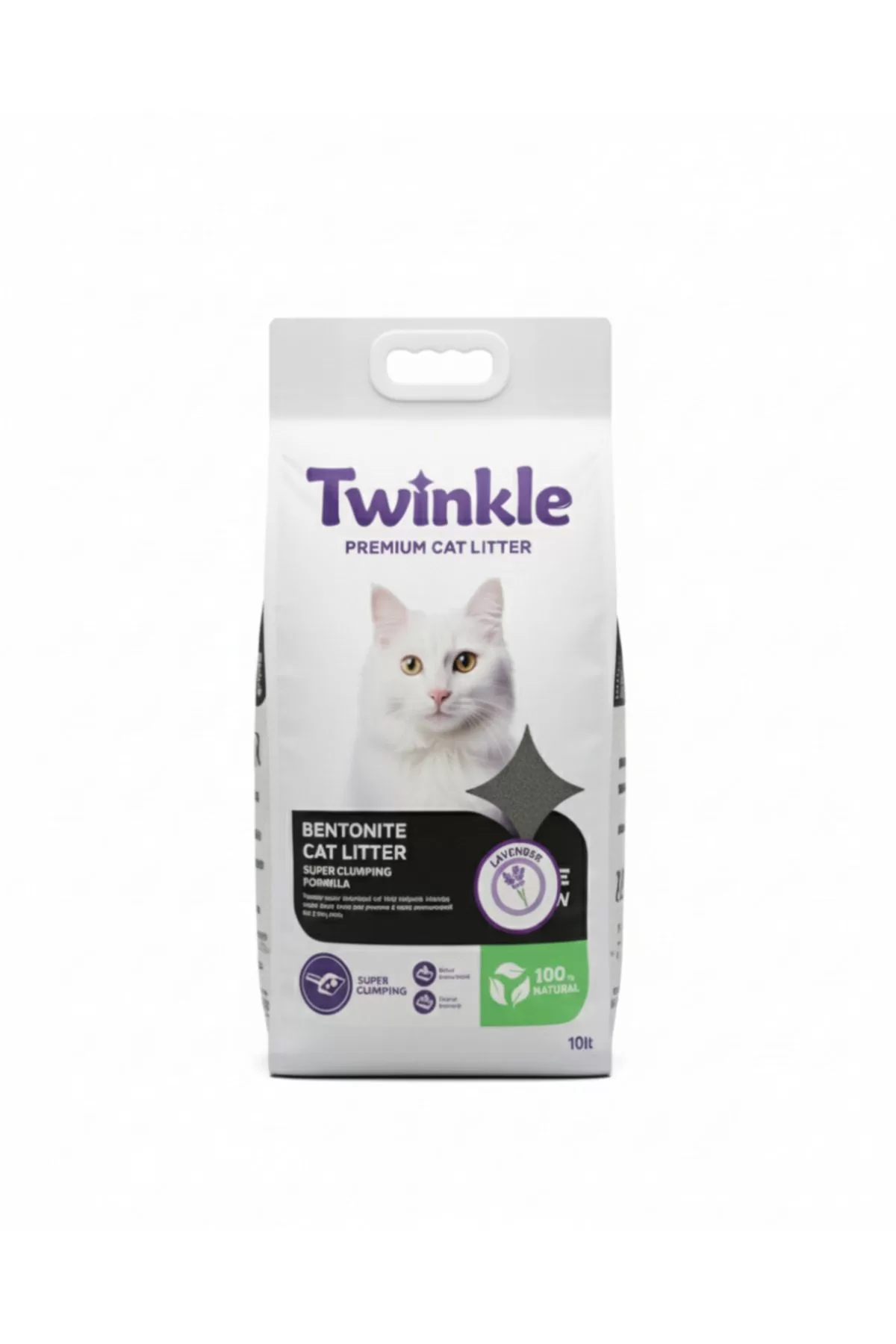 Twinkle Bentonit Kedi Kumu 10L – Lavanta Kokulu — ürün görseli