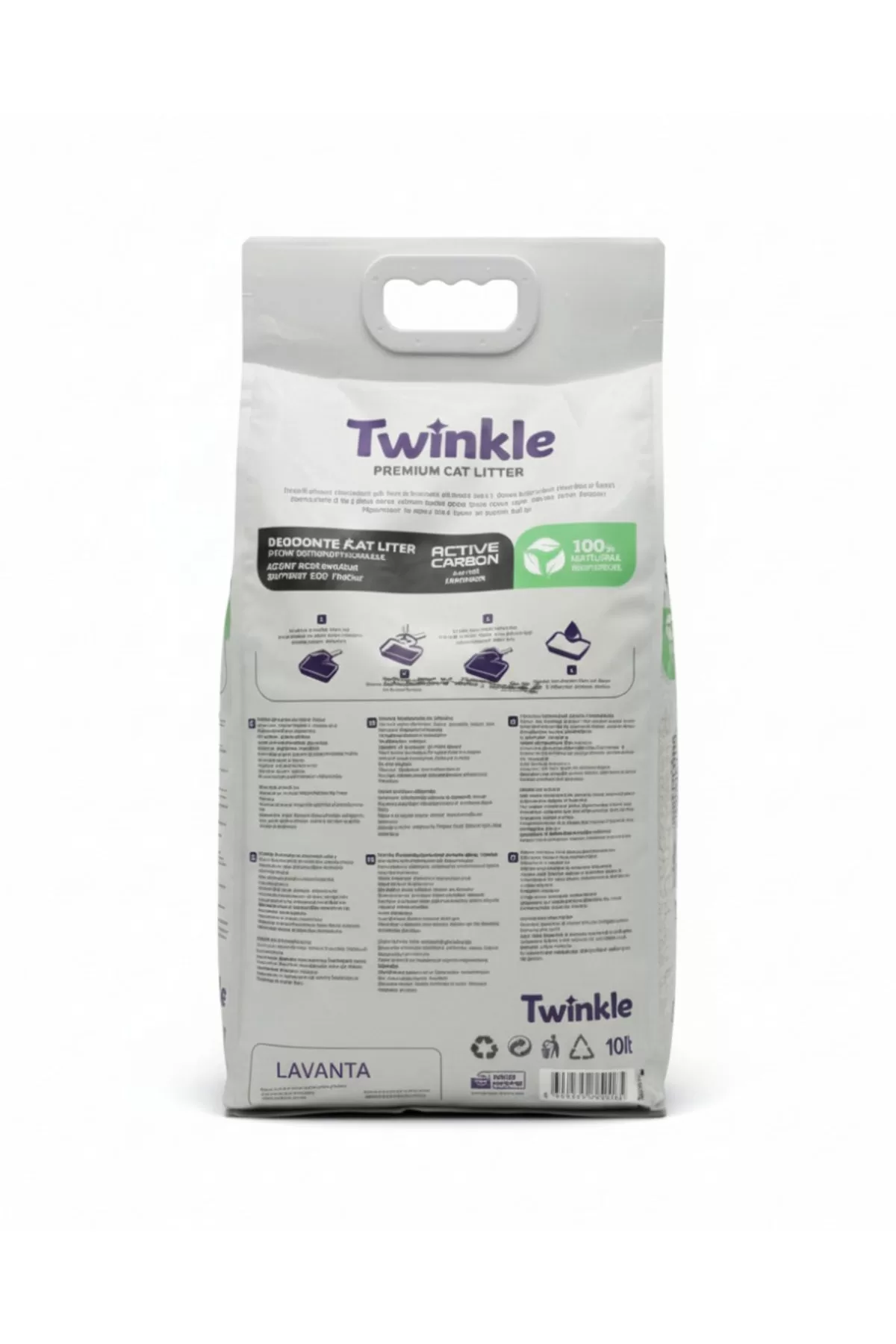Twinkle Bentonit Kedi Kumu 10L – Lavanta Kokulu — ürün görseli
